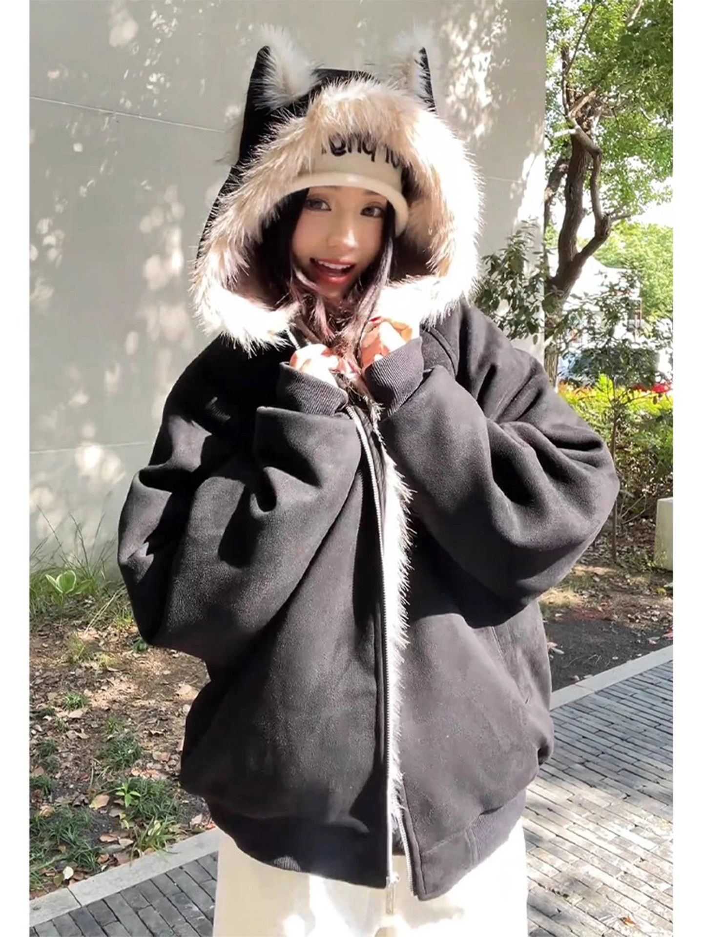 

Хлопковое пальто Bla с капюшоном, мужское и женское облегающее теплое стеганое пальто с меховым воротником, осень-зима, повседневная мода