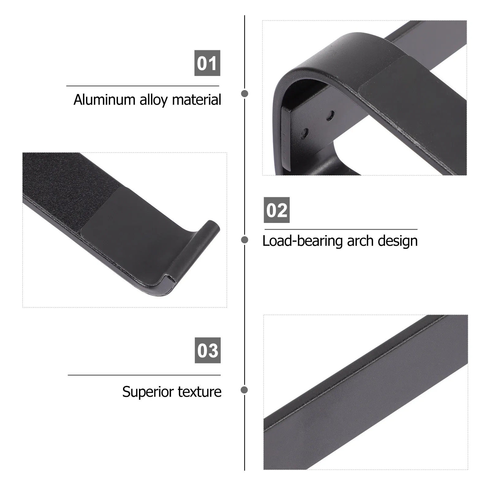 Aluminum Alloy Laptop Stand Riser Holder for 10-18 Inch Laptop Cooling Desk Support Portable Computer Holder Notebook Bracket