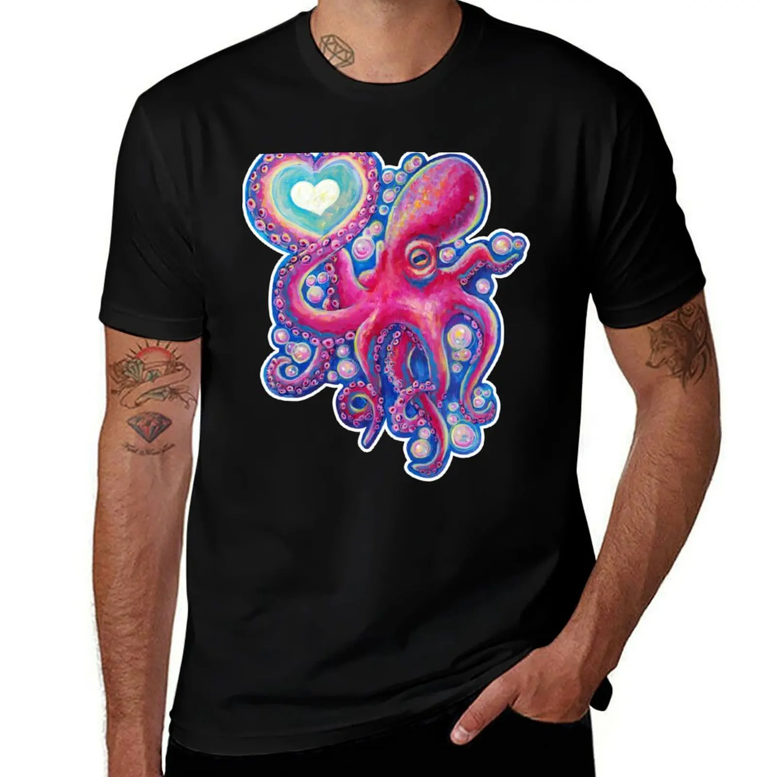 

T-Shirt men man designer casual cotton t Love T-Shirt shirts t for t shirt man shirts Octo