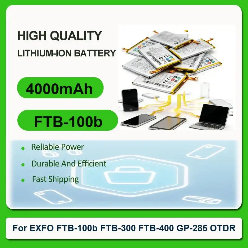 Battery For EXFO MAX-715B MAX-720B MAX-730B 710B MAX-720C MAX-730C OTDR FTB-100b FTB-300 FTB-400 GP-285