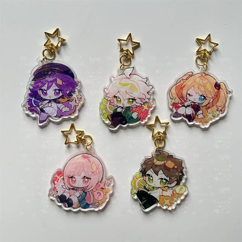 6,5cm Danganronpa Anime Acryl-Schlüsselanhänger Nagito Komaeda Nanami ChiaKi Enoshima Junko Anhänger Sammlerstücke Geschenke