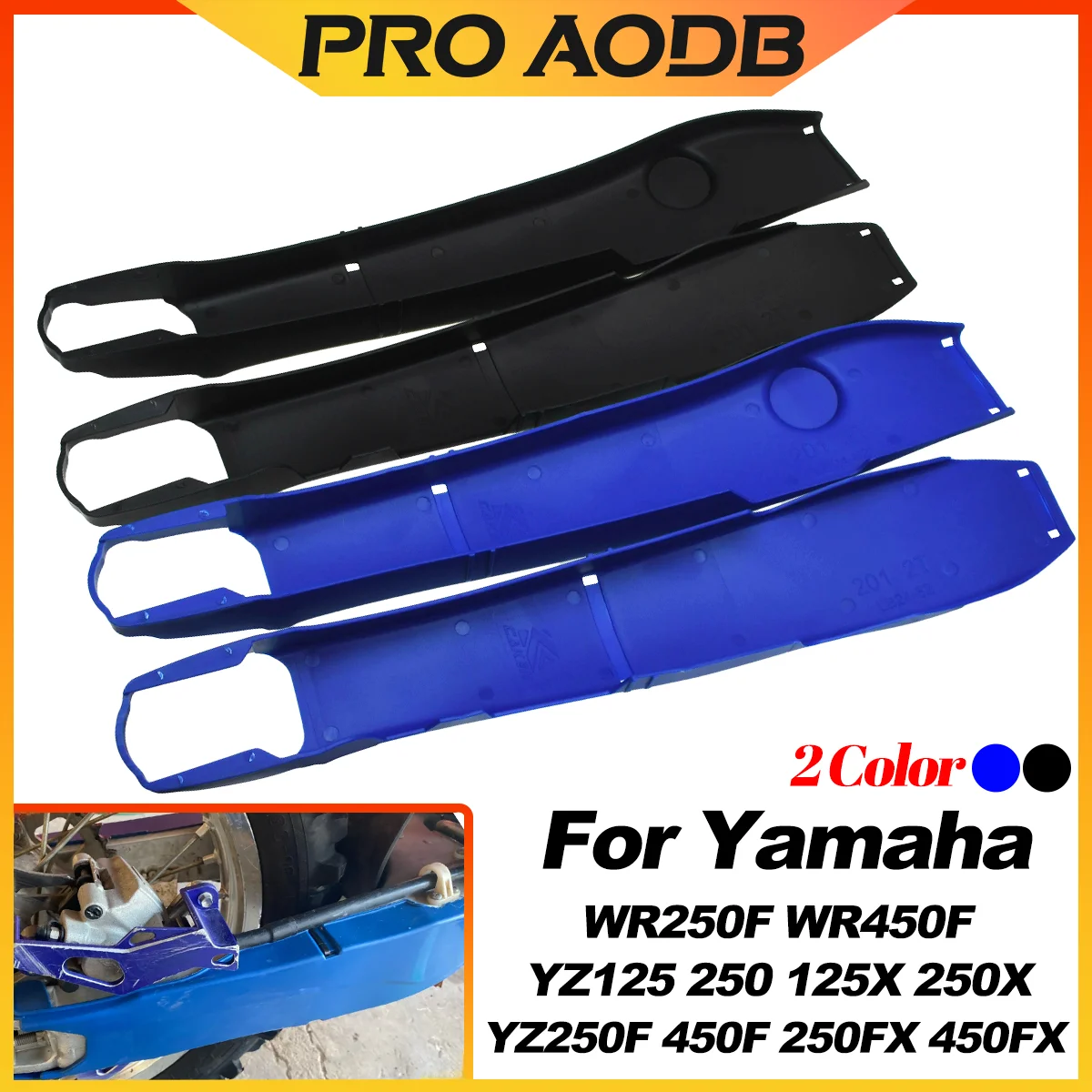 2008-2024 For Yamaha YZ125 250 YZ125X 250X YZ250F 450F YZ250FX 450FX WR250F WR450F Motorcycle Swingarm Swing Arm Protector Cover
