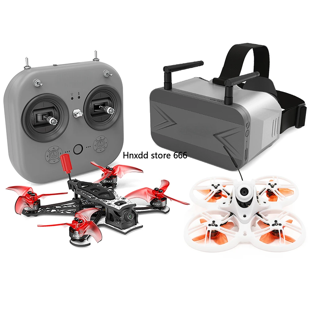 EMAX Tinyhawk III Plus/Plus Freestyle FPV Racing Drone Kit RTF BNF 1/2S 2.4GHz ELRS with E8 Transmitter Analog/HD Zero