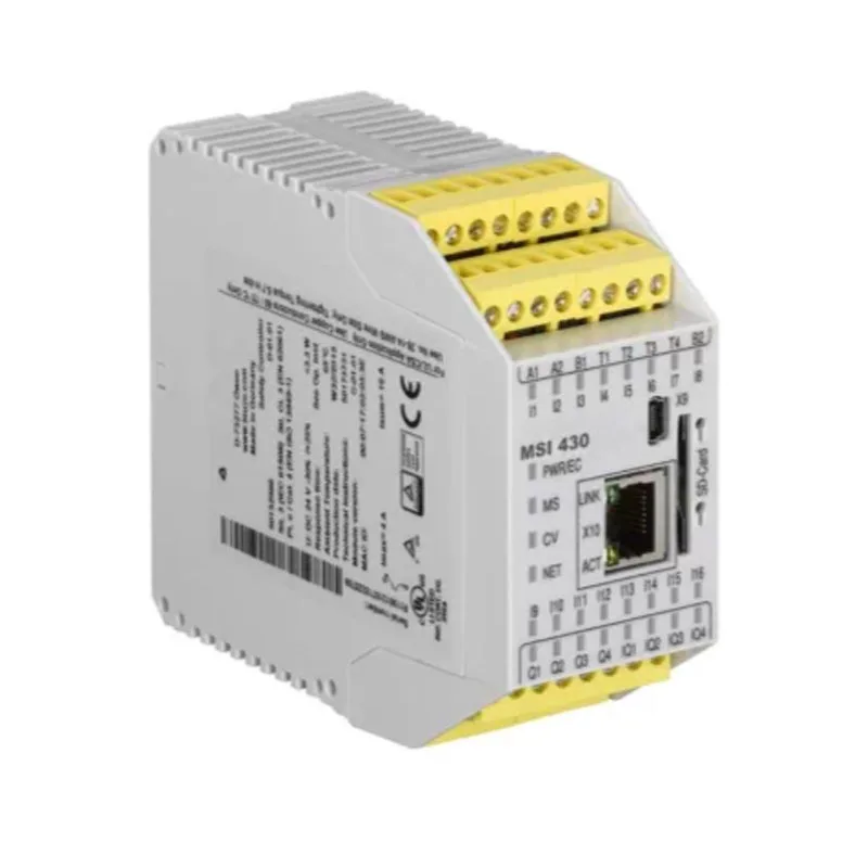 Safety controller module MSI420-03 （50132987） MSI-EM-I8-03 （50132993） Programming Memory MSI-SD-CARD （50132996）