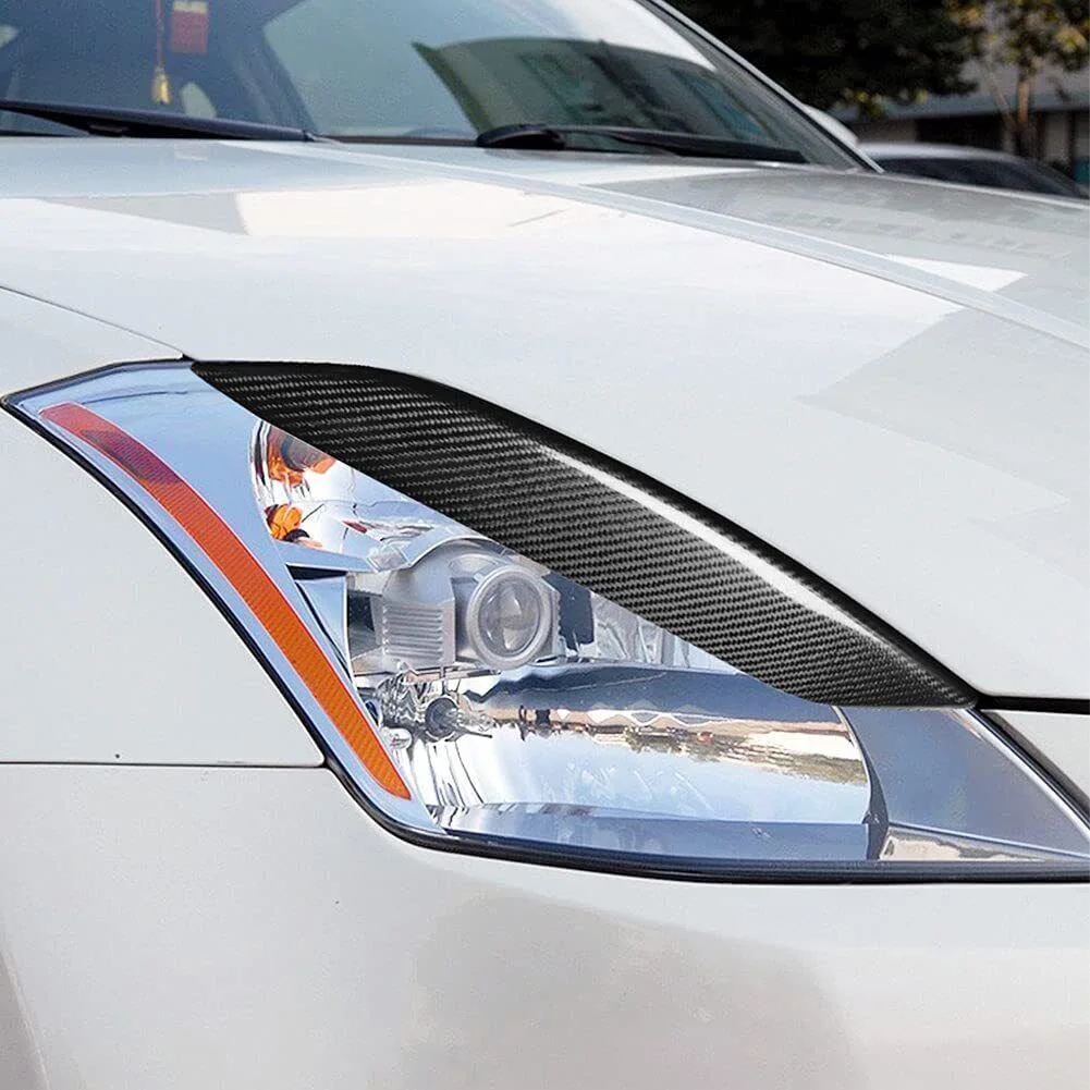 Car Headlight Eyelid Stylish Headlight Eyelids For NISSAN 350Z 2003 2009 Eyelids Cover Trims Headlight Eye Lid