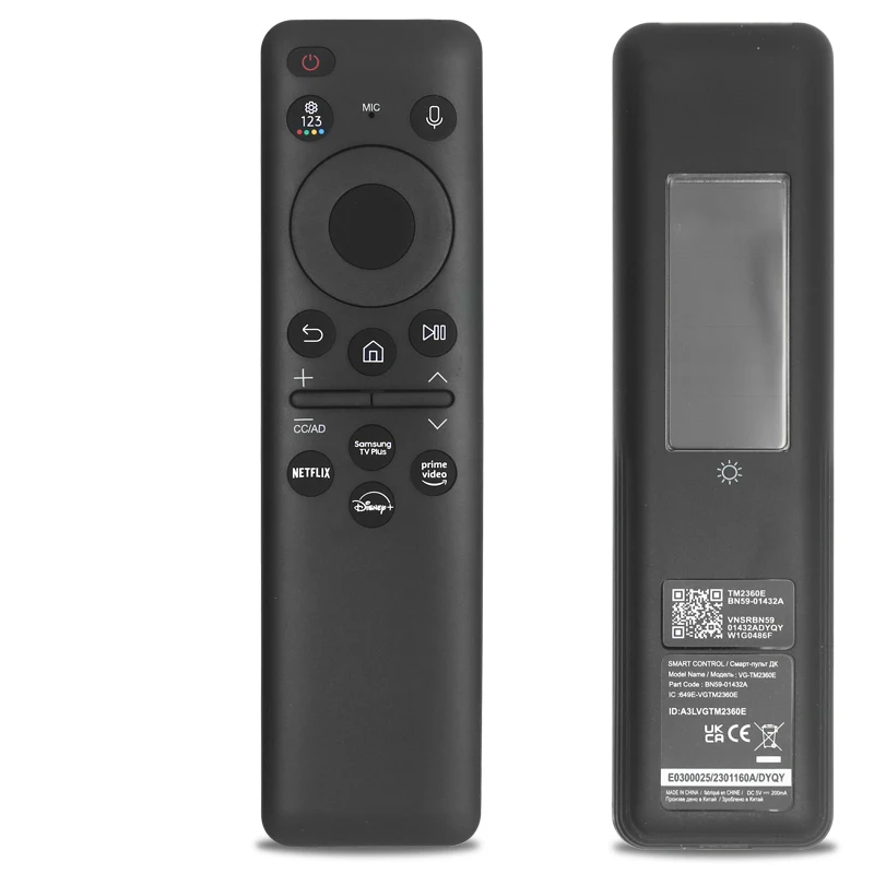 BN59-01432A BN59-01432D BN59-01455E kompatybilny z głosowym pilotem do solarnego telewizora Samsung UHD 4K Smart TV QN55QN90CDFXZ 2024 — zdjęcie produktu 6