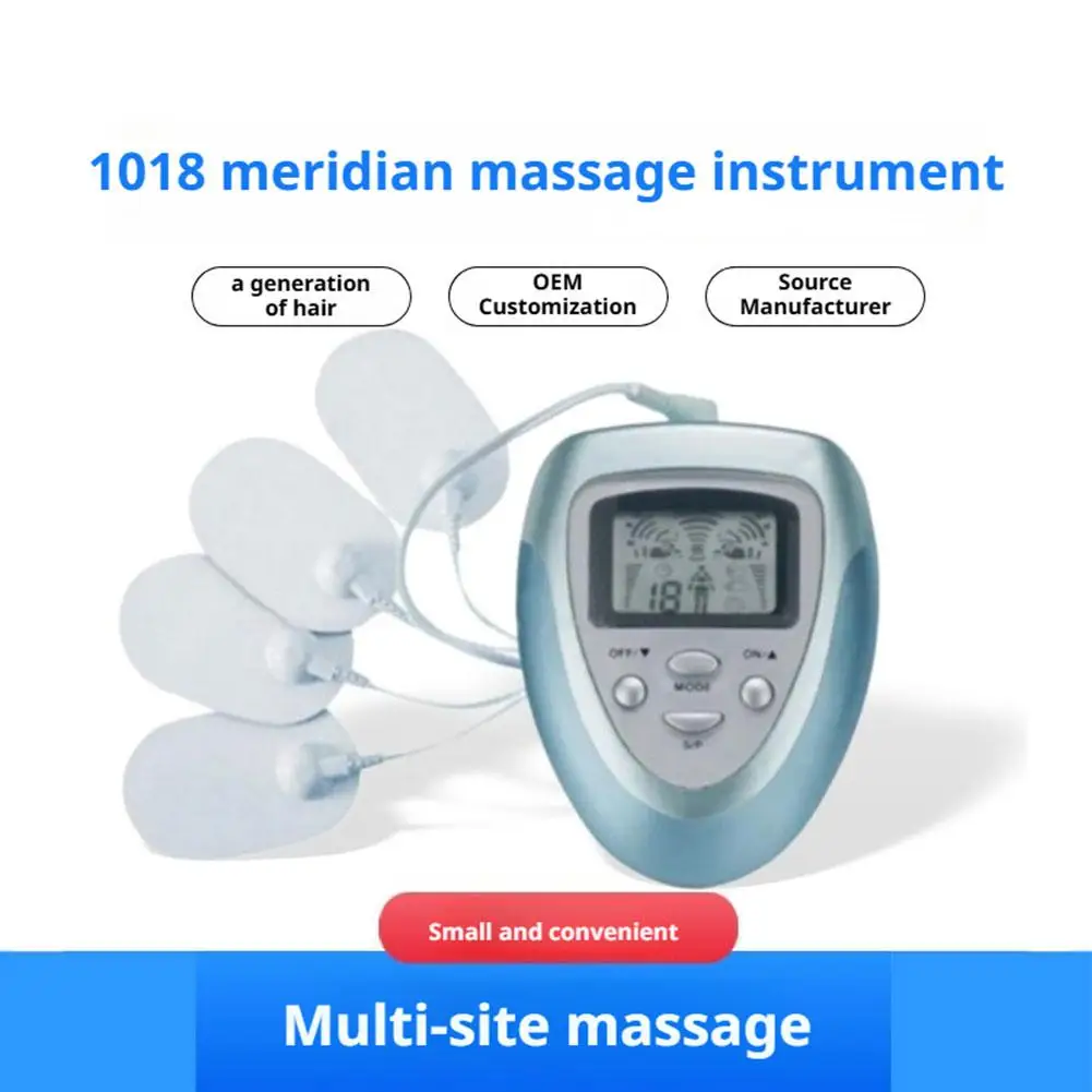 محفز كهربائي صغير عشرات العلاج الطبيعي آلة تدليك الجسم الرقبة الجسم نبض العضلات محفز مدلك الرعاية الصحية