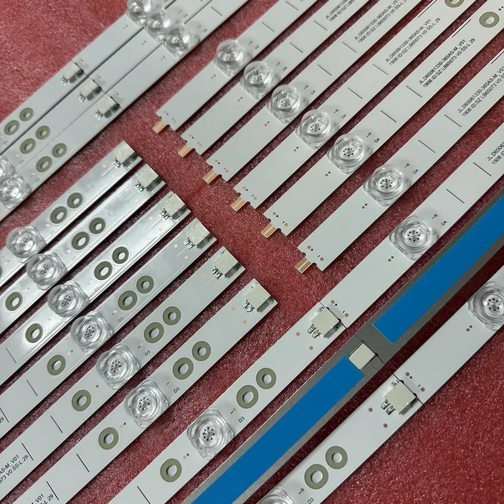 Taśma LED (12) dla Hisense H65A6140 LB65073 V0 H65AE600 H65A6100 H65AE6100 H65A6100IL HD650S1U51 LC-65Q6020U JL.D65061330-365AS-M