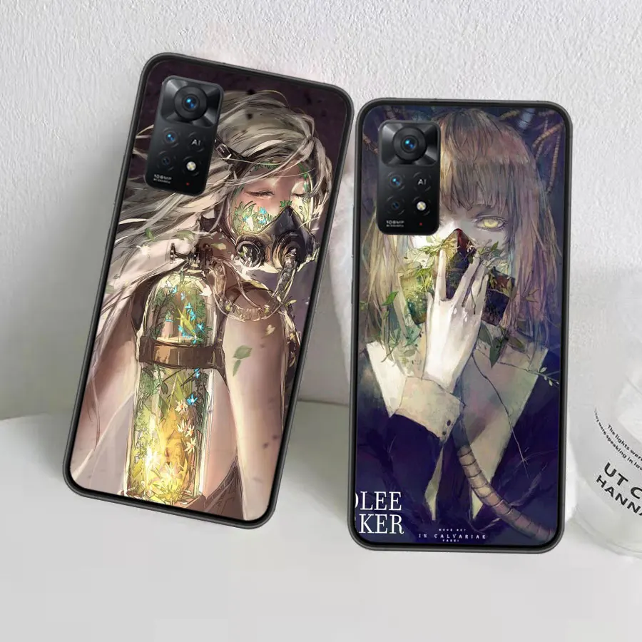 Deep forest breathing air flower figure Phone Case For Redmi Note 13 Pro 5G Plus 12 12C 10 10A 10C 9 9A 9C 9T 8 8A K60 K70 Pro X