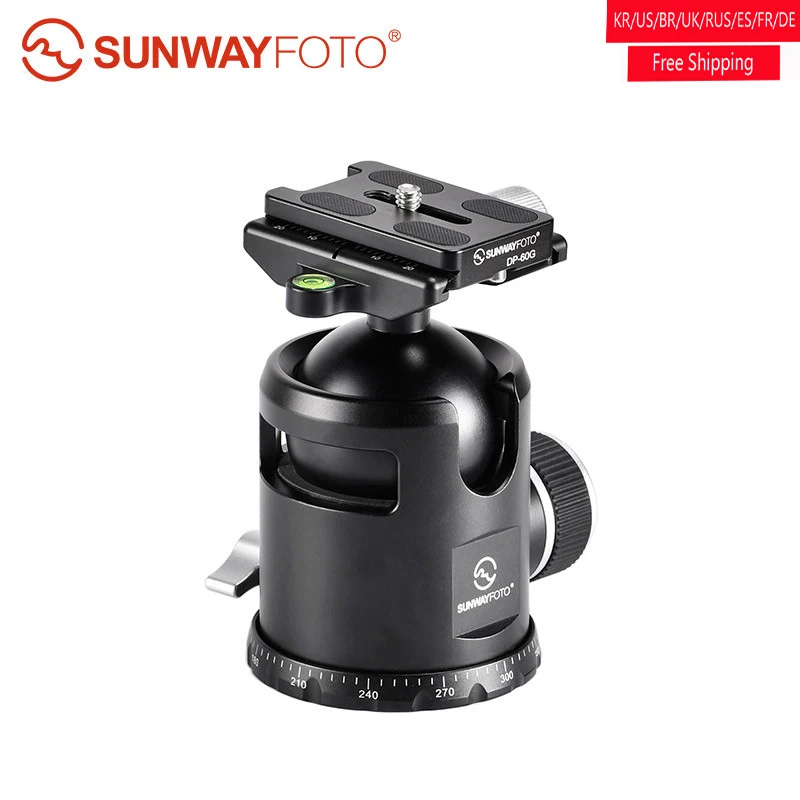 

SUNWAYFOTO EB-52 EPIC Series Traveller Ballhead Tripod head for DSLR Camera Tripode Ballhead Professional Monopod Panoramic