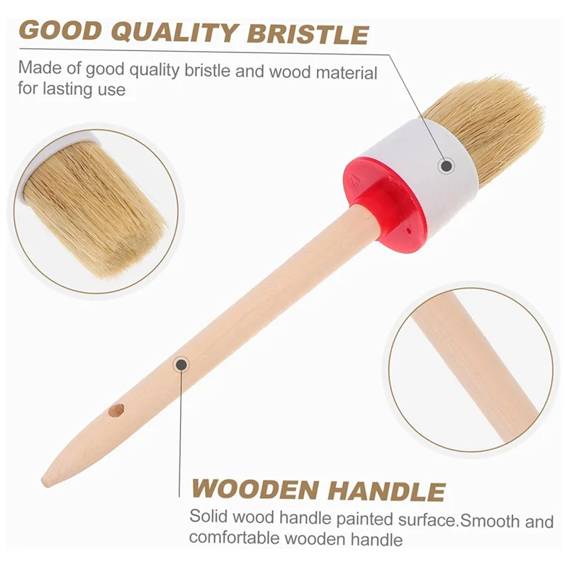 AT02-6PCS Paint Brush Shower Cleaner Brush Electric Interior Angled Paint For Trim Bristle Brush Electric Cleaning Brush