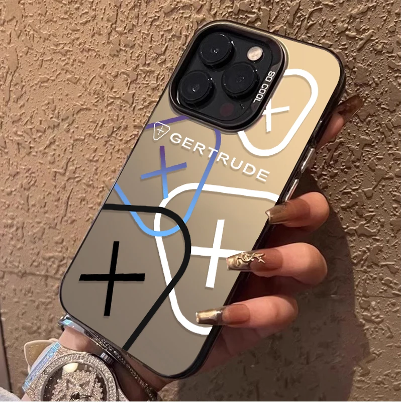 Fashion G-Gertrudes Hard Phone Case for iPhone 17 Air 16 15 11 12 14 13 Pro Max XS X XR Plus 8 7 SE 2020 Shockproof Back Cover view 2