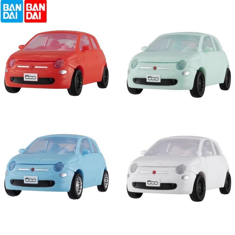 

Original Bandai Gashapon Qversion Mini Vintage Car Fiat Anime Action Figure Model Toy Gift Cartoon Character Collection Ornament