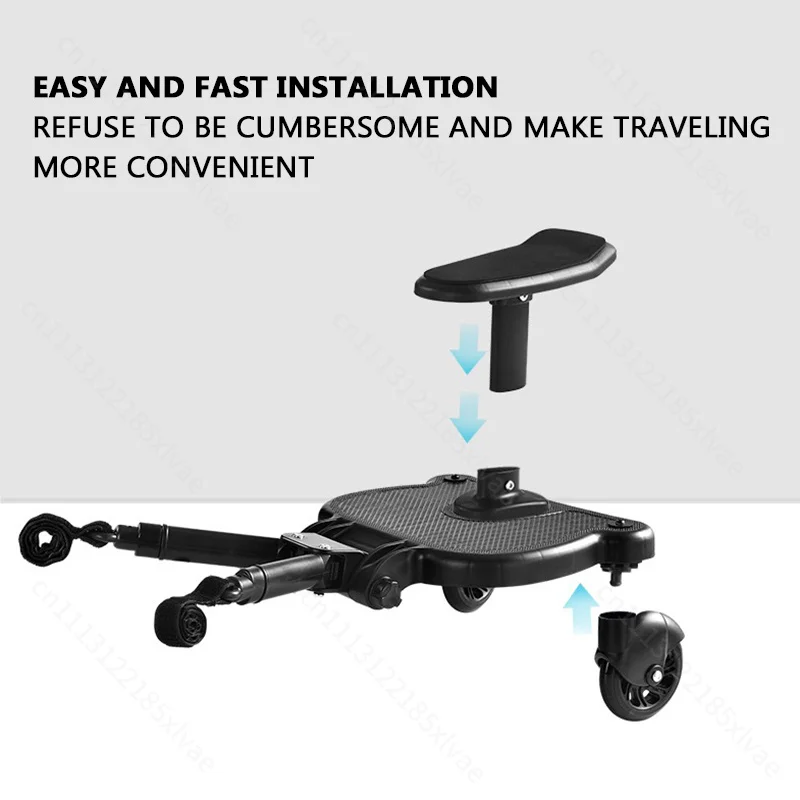 Baby Stroller Auxiliary Pedal Travel Stroller Accessories Small Tail Car Large and Small Treasure Extra Seat Universal Model