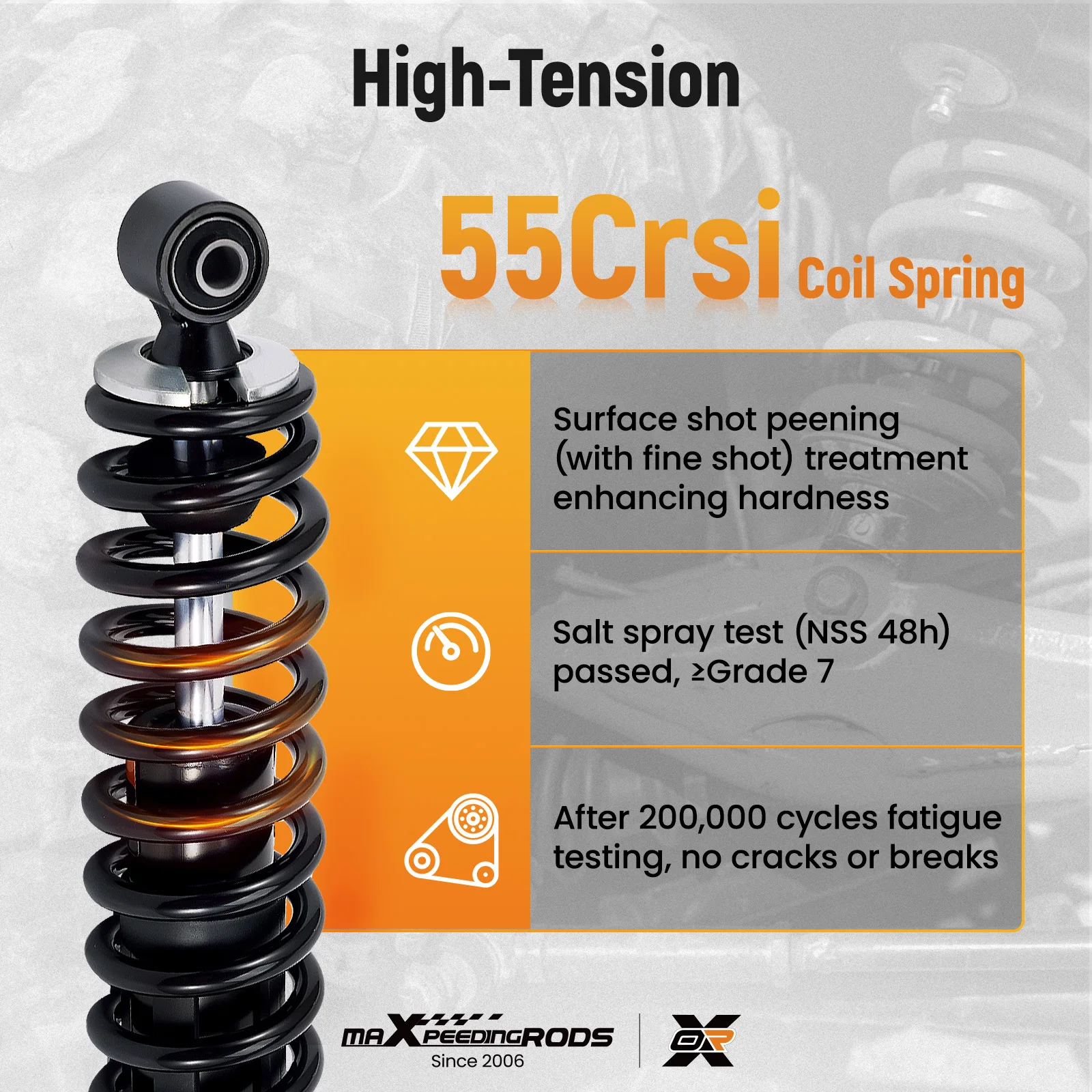 Rear Coil-Over Shock for Honda FourTrax 300 2x4 1996-2000 TRX300 52400-HM4-A10