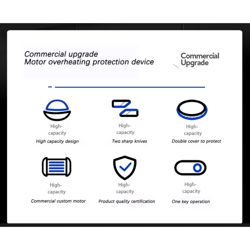 Elektrische Eisbrecher-Kegelmaschine aus Edelstahl für den Einsatz in Zuhause, Restaurant, Hotel und Lebensmittelgeschäfte, 220 V