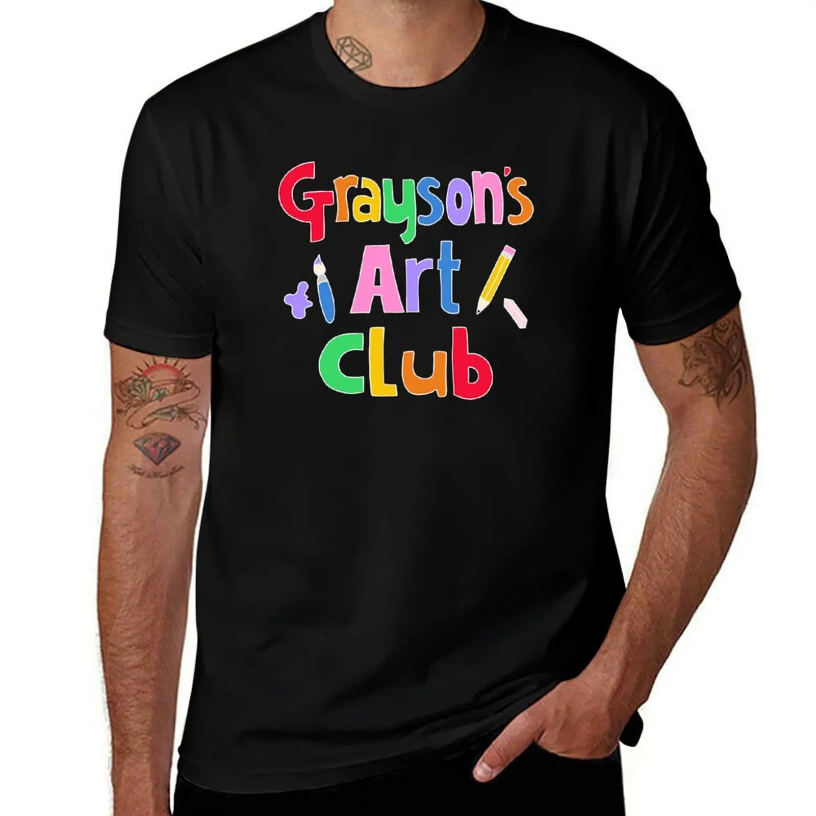 Graysons Art Club T-Shirt Work Daily Short Sleeve Top T-Shirt