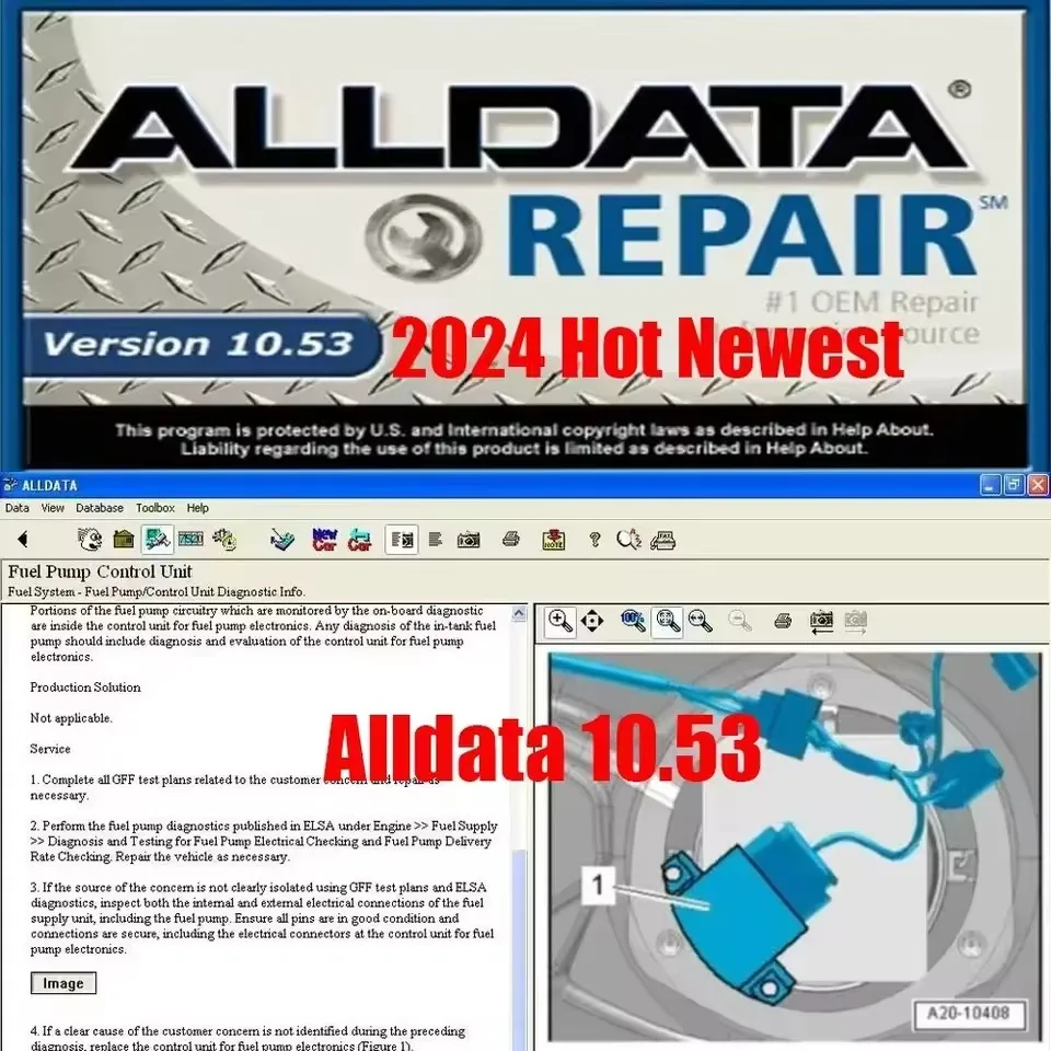 

2024 Hot Newest all data auto repair software alldata 10.53 software alldata download auto diagnostic free help install