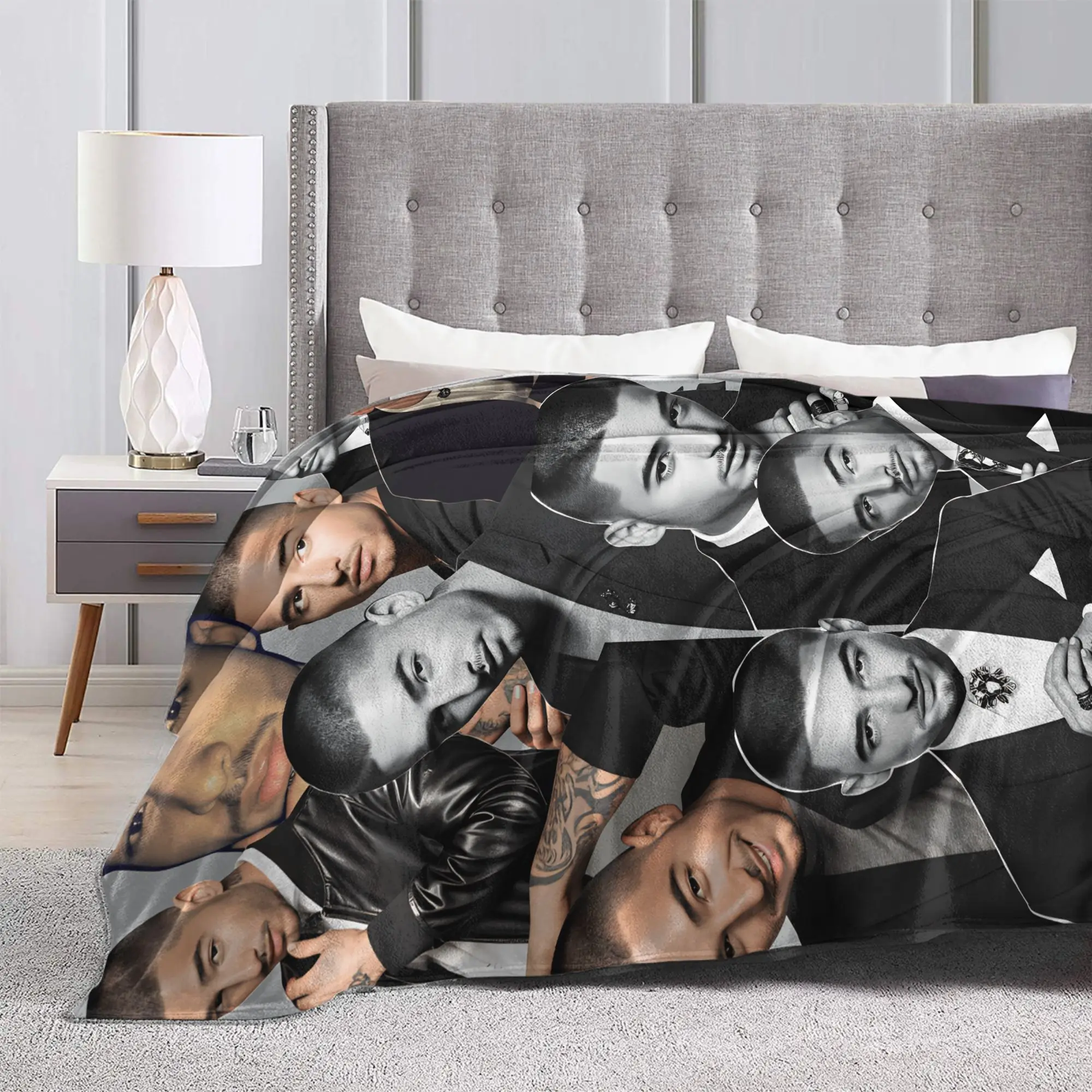 بطانية ناعمة للفتيات والأولاد للتخييم مغني الراب M-Maluma Muisc رمي بطانية الفانيلا المفرش لسرير الأريكة غطاء سرير أريكة جرافيك