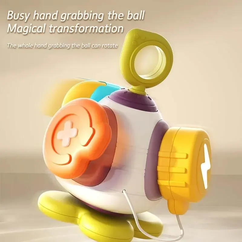 Hexahedral Busy Hand Grasping Ball Puzzle sensoriale lenitivo Finger Action Fine Training Toy regalo di compleanno per bambini