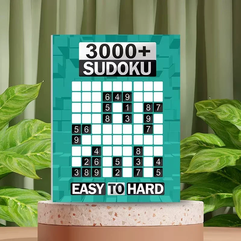 120 Puzzles English Sudoku Book That Makes Children Smarter As They Play, with Nine Grid Filling for Logical Thinking Training