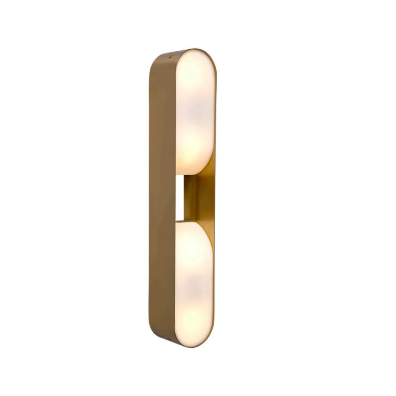 American light luxury retro bedroom wrought iron living room wall lamp soft decoration design villa hotel model room wall lamp