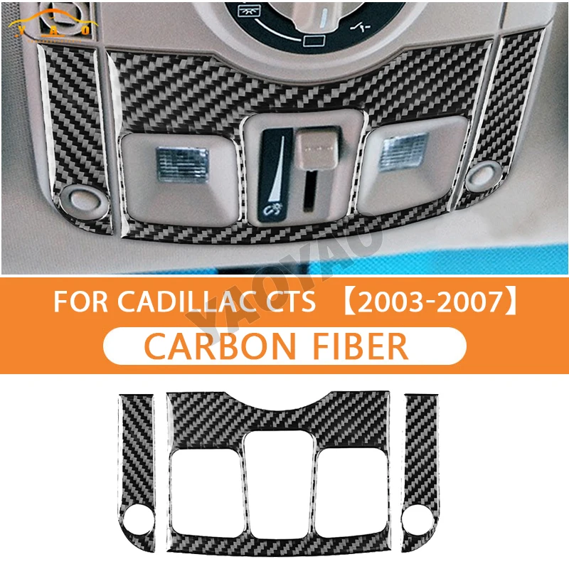 

Carbon Fiber For Cadillac CTS 2003 2004 2005 2006 2007 Car Overhead Control Panel Decoration Trim Sticker