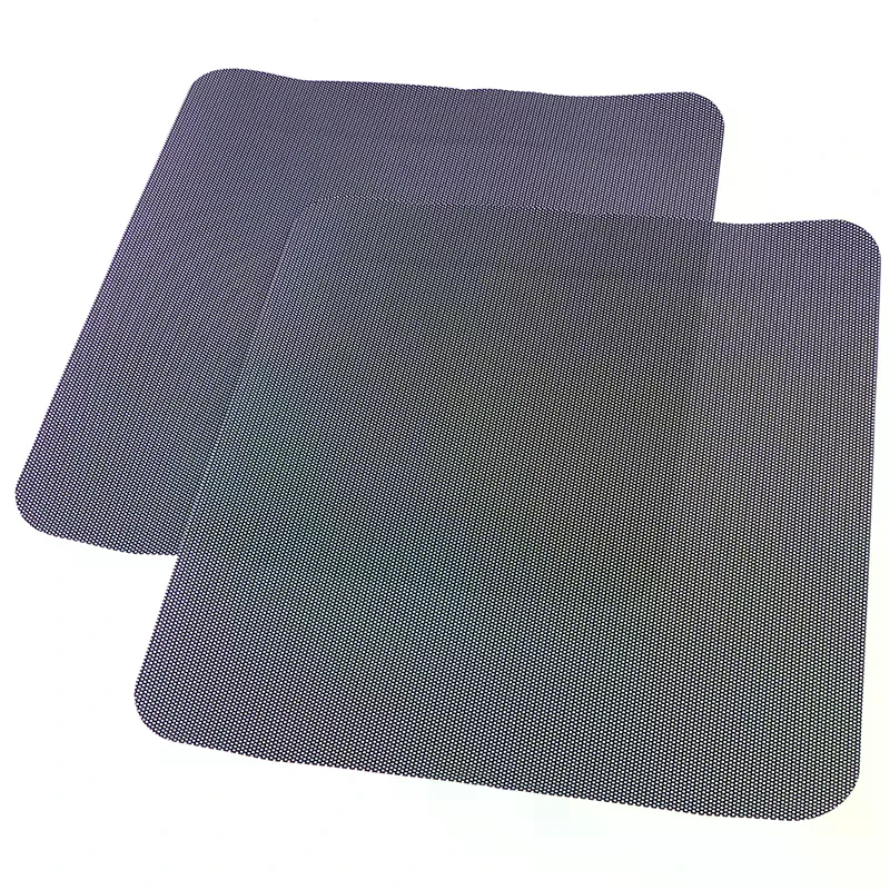 2pcs Car Side Window Mesh Film Windshield Net Sun Shade Sticker UV Protection