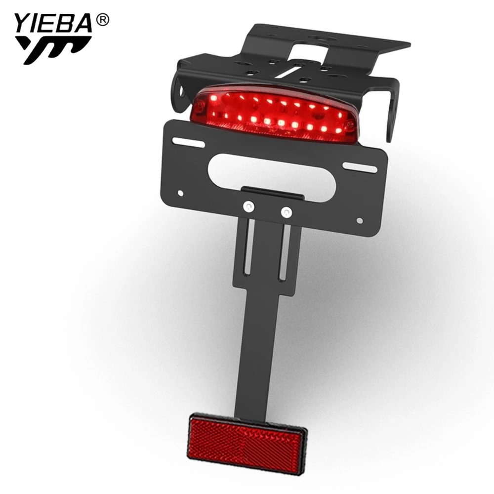 

For Suzuki GSX8R GSX8S 2024 2023 2025 Motor License Plate Holder Bracket Fender Eliminator With LED Rear Tail Tidy GSX-8S GSX-8R