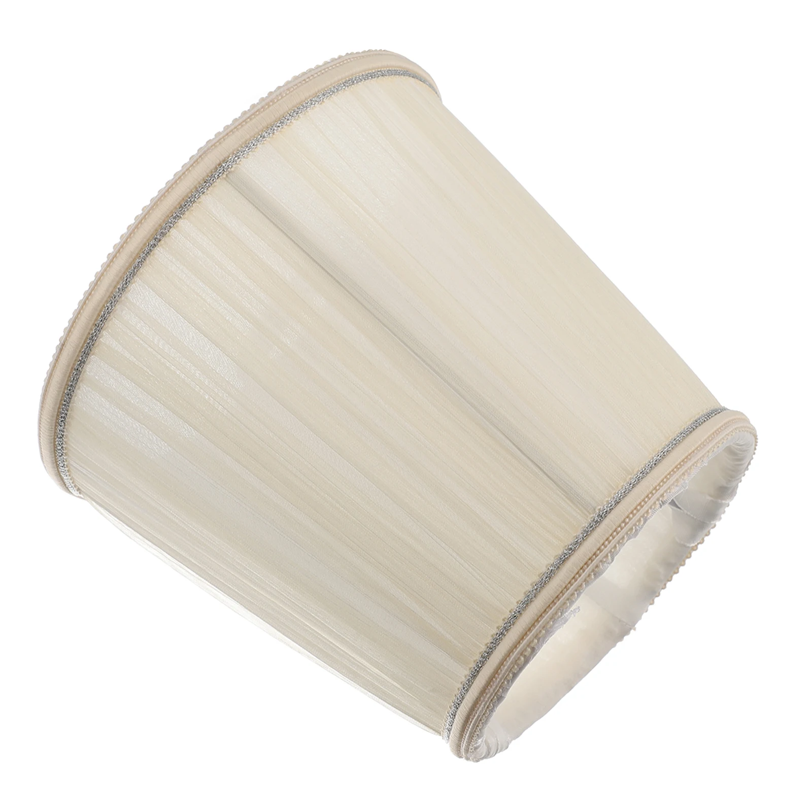 

Fabric Lampshade Gray Cylindrical Chandelier Practical Cloth Lampshade Ceiling Light Dust Protection Durable Metal Home Decor