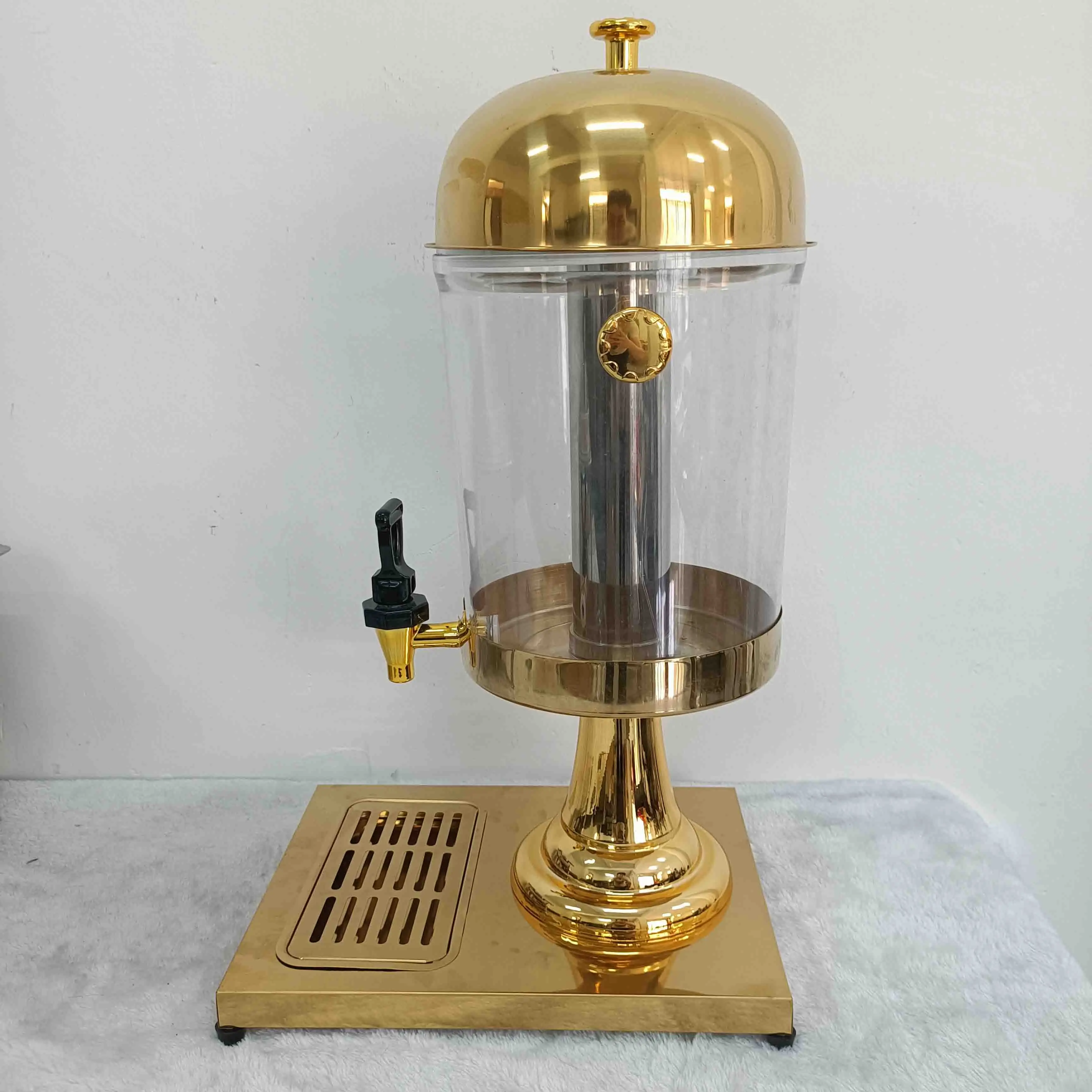 Hotel catering stainless steel 8L self-service cold drinking machine water dispenser beverage juicer