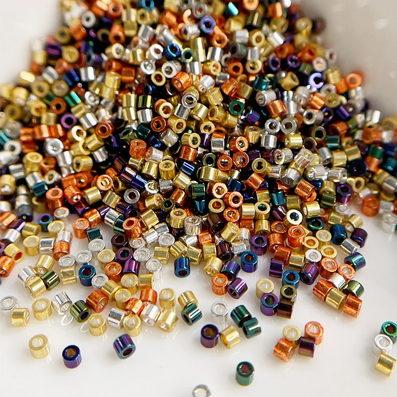New DB Beads 1.3x1.6mm 1000pcs 11/0 Metallic Bronze Color Japanese Loose Glass Beads for Jewelry Making DIY Sewing Accessory