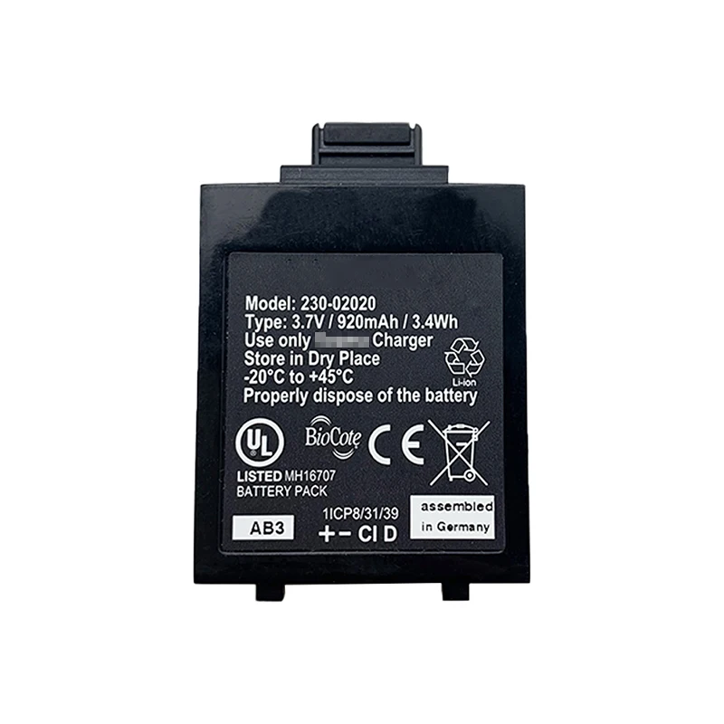 

230-02020 for vocera Wireless Phone Battery 3.7V 920mAh Li-Ion Battery