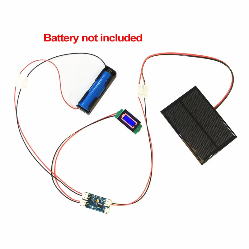 Mini Mono 80*45mm Panel Solar 5V 60MA para Mini panel solar Mini cargador solar lipo CN3065 DIYKIT 1S soporte de batería/pantalla