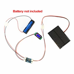 Mini Mono 80*45mm Solar Panel 5V 60MA for Mini solar panel  Mini solar lipo charger CN3065 DIYKIT 1S battery holder /display