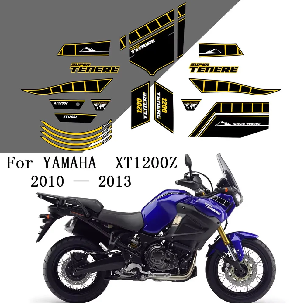 XT 1200 Z For YAMAHA SUPER TENERE XT1200Z  Windshield WORLD CROSSER Kit Tank Pad Protection Set Body Sticker 2010 2011 2012 2013