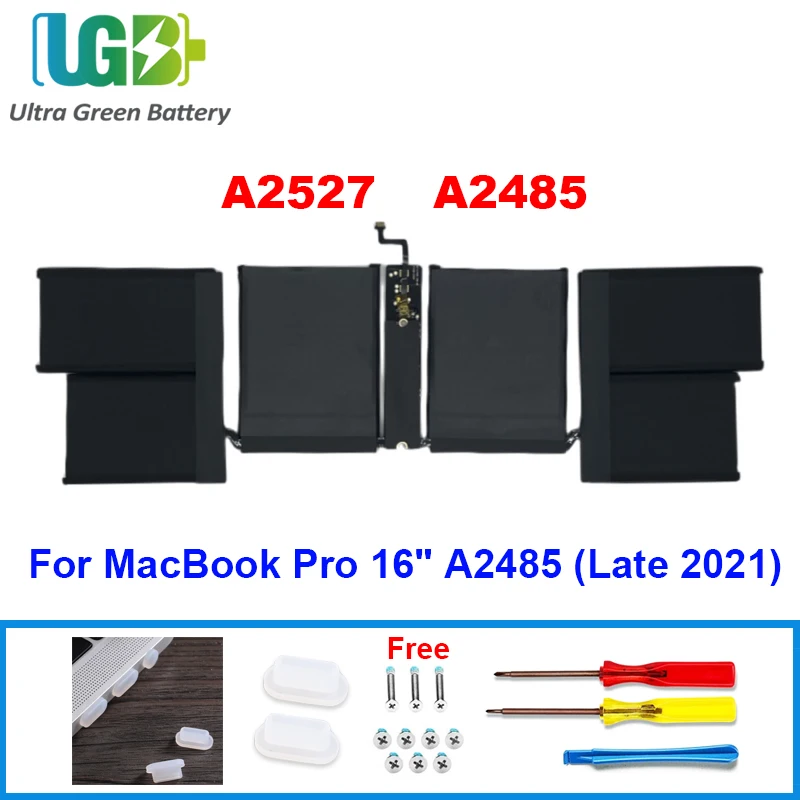 

UGB New A2527 Laptop battery For Apple MacBook Pro 16″ A2485 (Late 2021 Version) EMC 3651 MK1F3LL 11.45V 8700mAh 99.6Wh