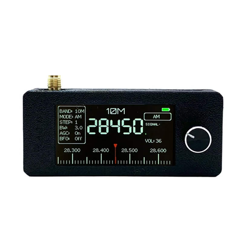 

B30C-SI4732 Mini Radio Receiver 10Khz-180Mhz+Rough Antenna SW LW AM FM SSB SI4732 Radio Portable Shortwave Radio Receiver