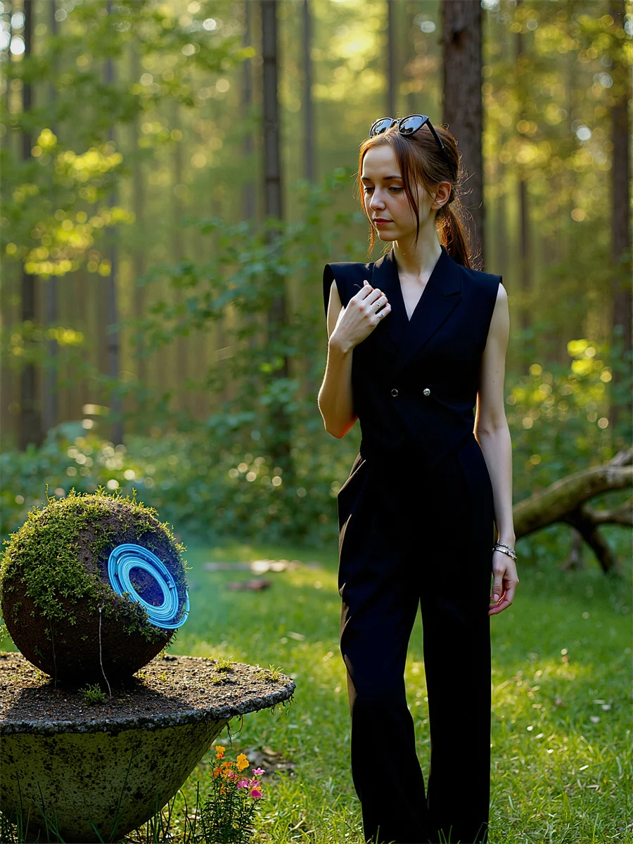 

Женские жилеты, жилеты, элегантный шикарный женский топ, осенний черный корейский стиль, профессиональное рабочее место без рукавов на пуговицах спереди