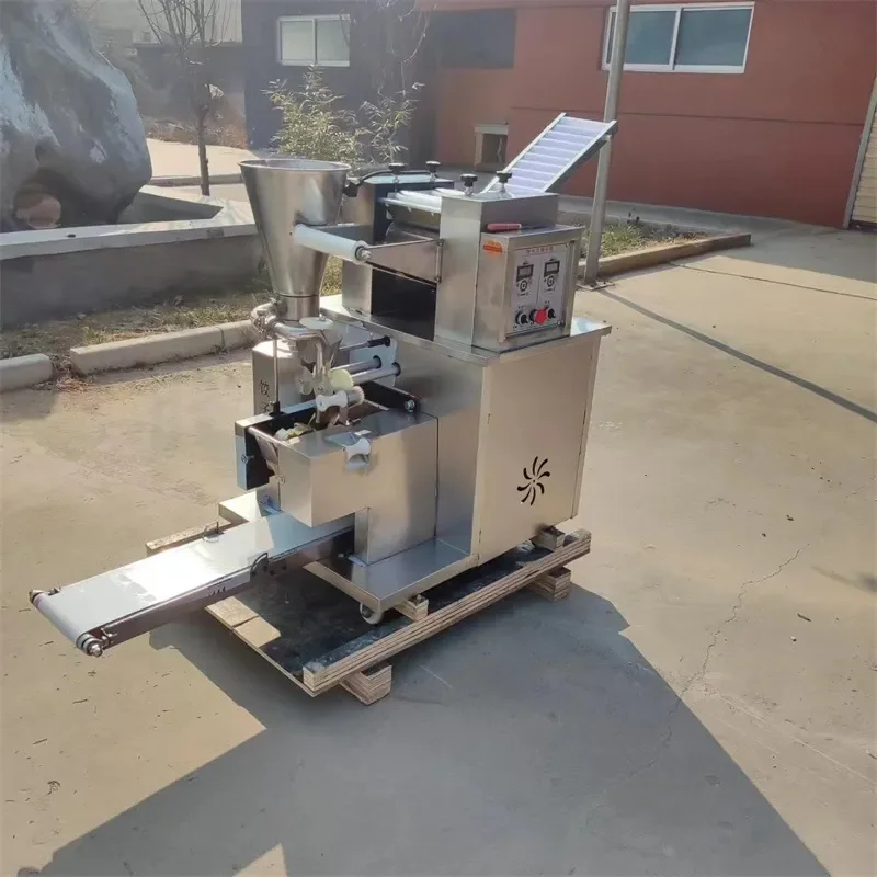 Automatic Dumpling Machine for Canteen Fast Food Restaurant Small Size for Export 80 Type Curry Dumpling Machine