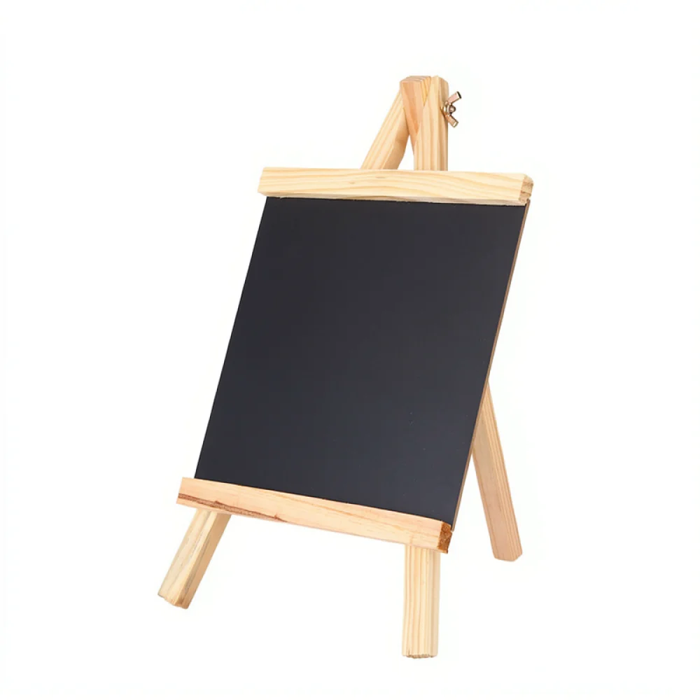 Creative Wooden Display Chalkboard Erasable Menu Board Decorative Writing Sign For Restaurant Bar Kitchen Office