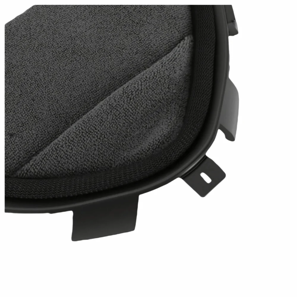 Plastic and Cotton Helmet Chin Curtain Black and Grey Lightweight Helmet Chin Guard Secure Fit Breathable for K5 / K5S Helmets
