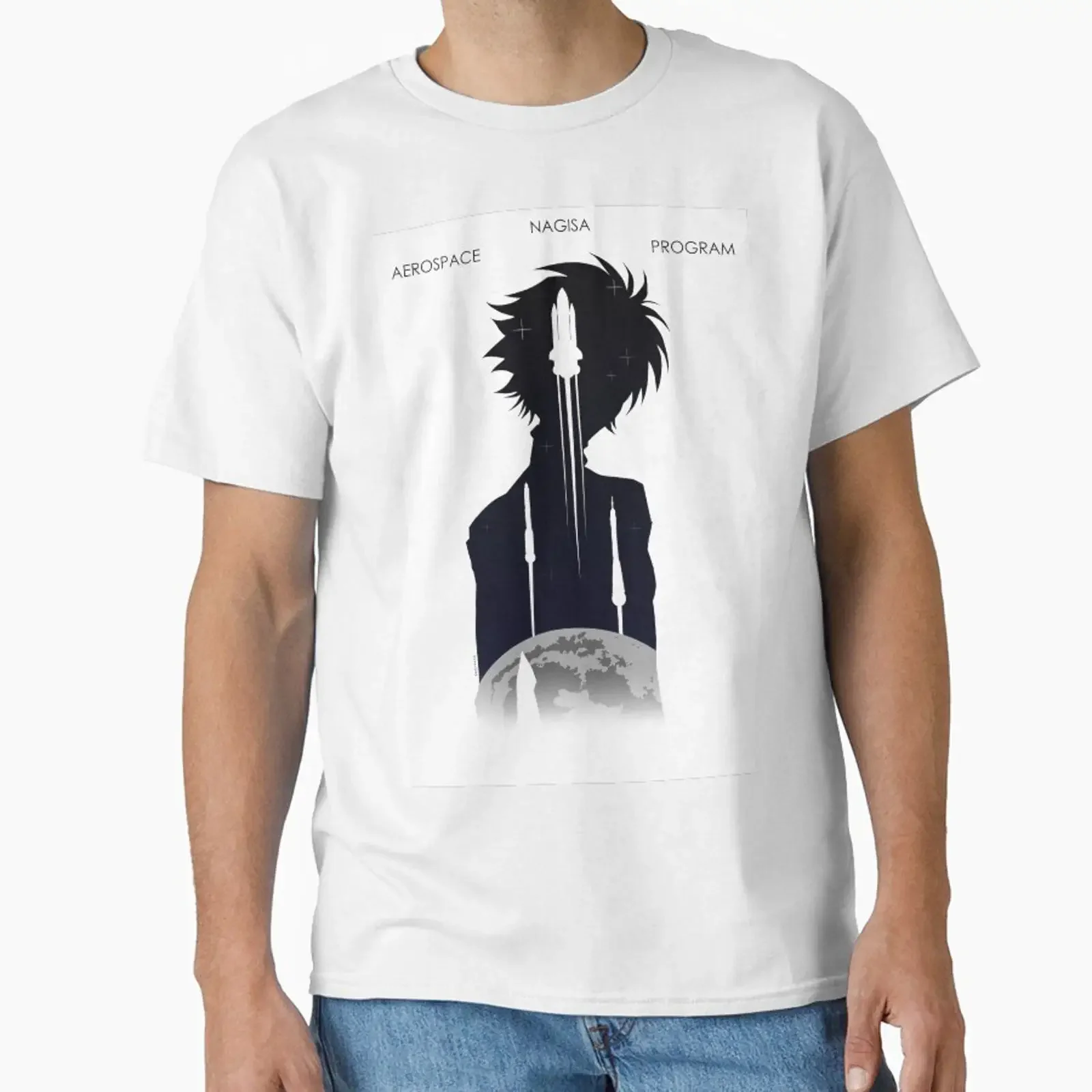 Nagisa Aerospace Program designed and sold by Bacara96 vintage Washed Stretched Breathable Unisex fashion Soft Slightly Stylish