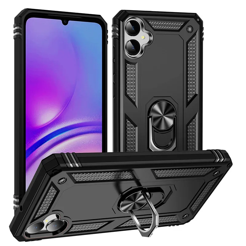 For Samsung Galaxy A05 A05S Case Armor Magnet Metal Ring Shockproof Phone Cases For Galaxy A05 A05 S A05S Back Cover