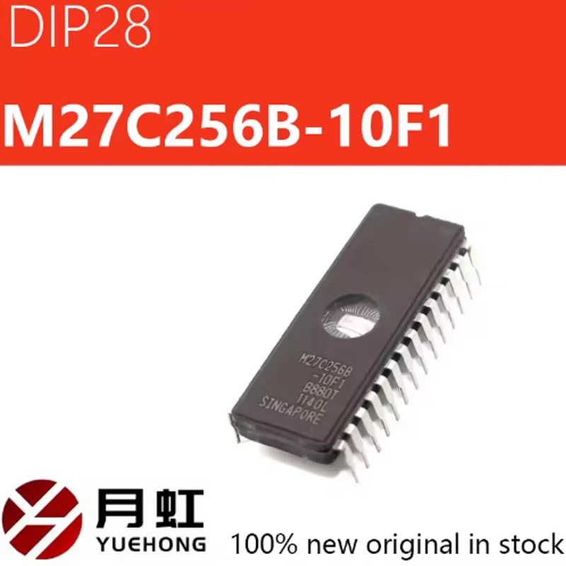 

1/2/5pcs M27C256-10F1 M27C256B-10F1 M27C256 27C256 M27C256B DIP28 IC EPROM UV 256KBIT 100NS Memory Chips best Quality