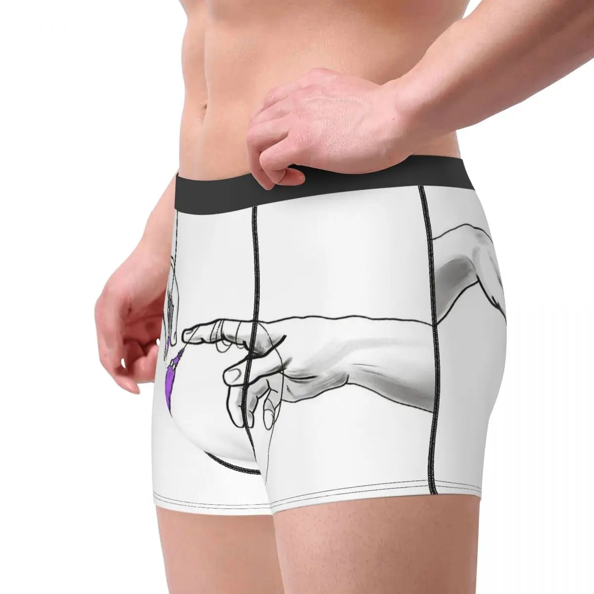 Creation Of Worm On A String Underpants Cotton Panties Man Underwear Sexy Shorts Boxer Briefs