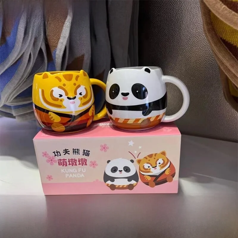 

Universal Beijing Resort Kung Fu Panda Mugs Set Cerc Cute Design Abao And Haijiao Tiger Mugs 220ml Gift Box Included