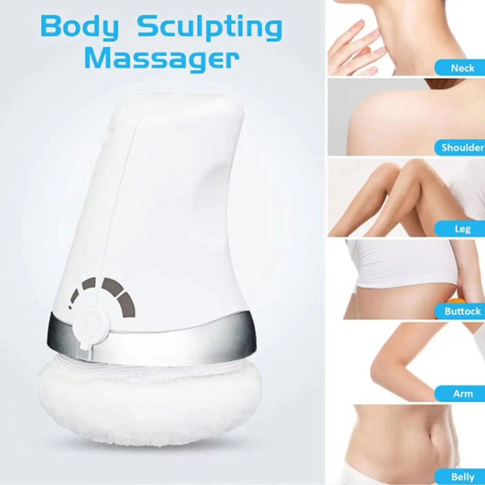 عالية التردد الاهتزاز الجسم مدلك آلة التخسيس مكافحة مُدلك سلوليت مع 3 منصات قابل للغسل جهاز حرق الدهون الكهربائية #5