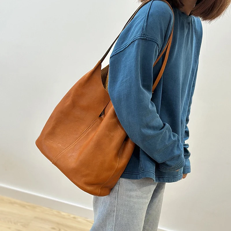 Custom initials Natural Cowhide Tote Bag For Women Luxury Designer Handbag Purse 2025 New In With Inner Pocket Underarm Shoulder