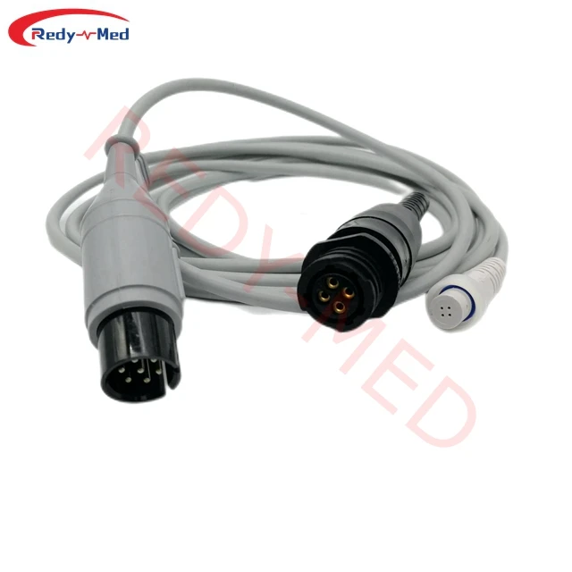 Redy-Med Medical Consumables Cardiac Output Cable With Reliable Signal Transmission